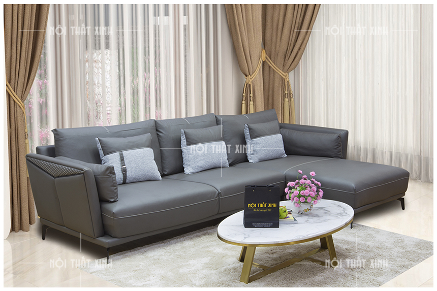 15 Mẫu sofa góc chữ L đẹp bằng gỗ da và vải bán chạy nhất 2019