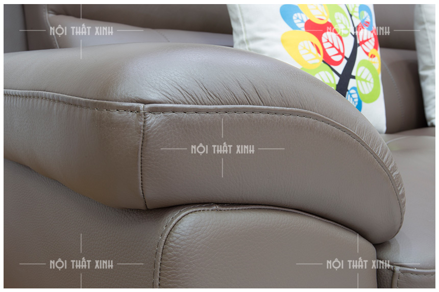 sofa da thật nhập khẩu mã NTX2824