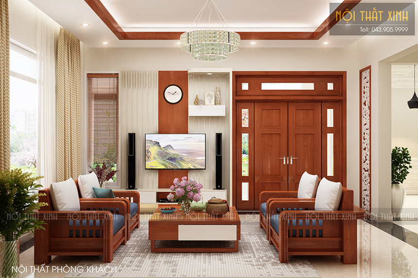 Với trang trí phòng khách đầy đủ và tinh tế, căn phòng của bạn sẽ trở nên sang trọng hơn. Các món đồ trang trí đều được chọn lựa tỉ mỉ để tạo nên không gian ấm cúng, thoải mái cho mọi thành viên trong gia đình.
