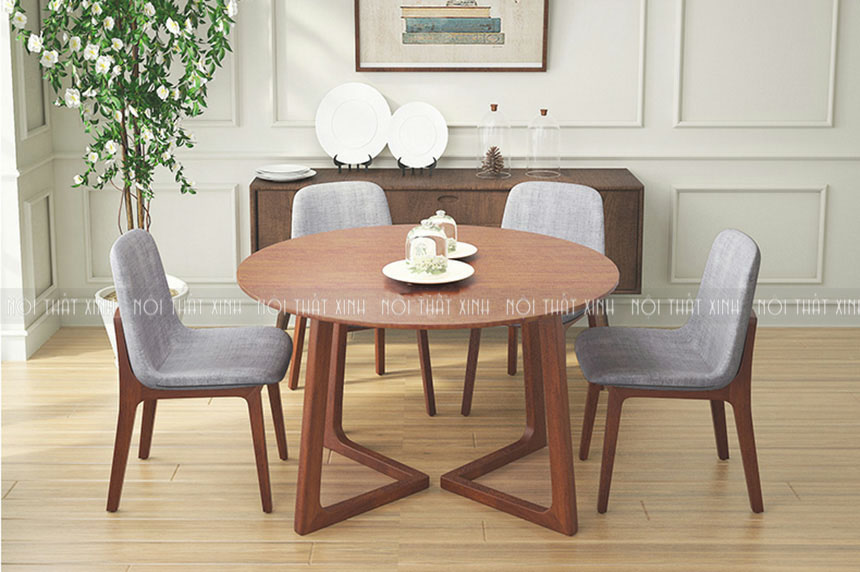 mẫu bàn ghế ăn gỗ tự nhiên đẹp nhất