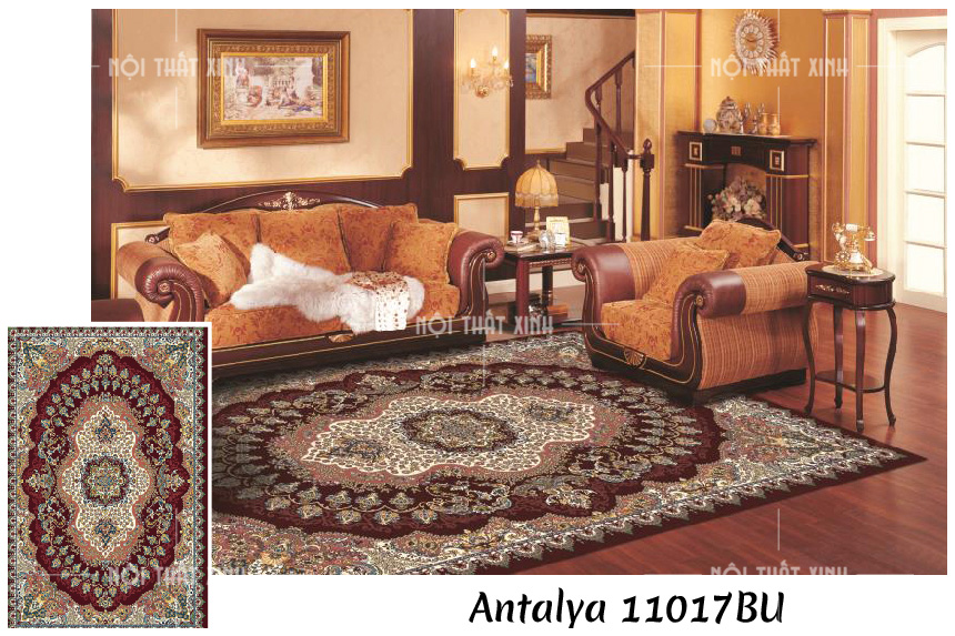 Thảm trải sofa Antalya 11017BU