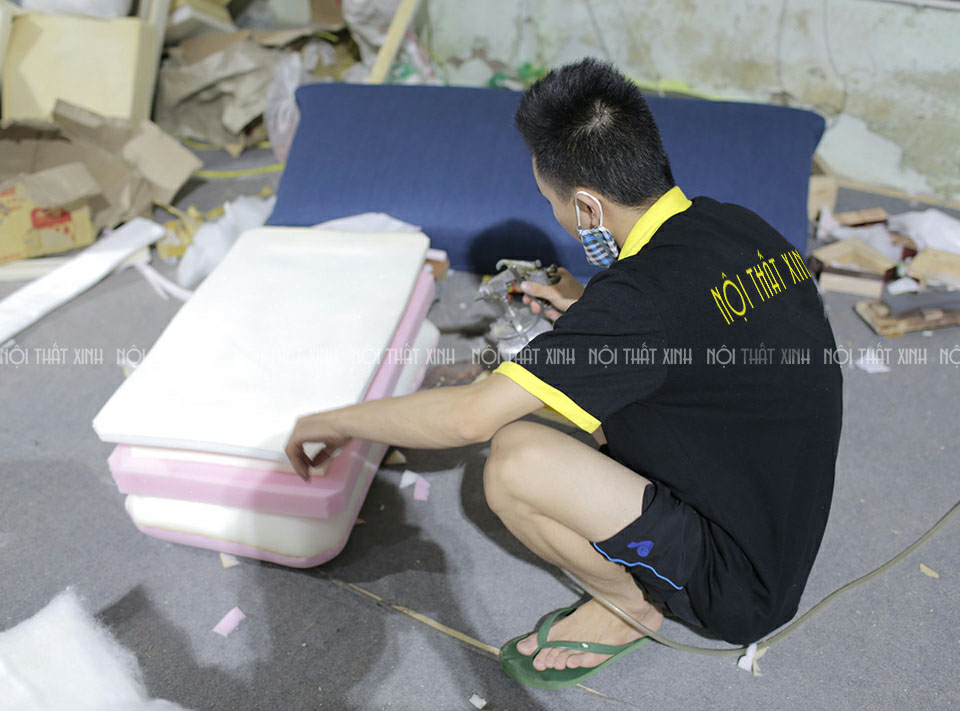 Quy trình sản xuất ghế sofa đẹp tại Nội Thất Xinh