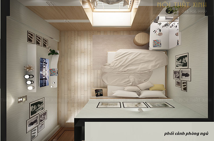 Mẫu thiết kế nội thất phòng ngủ đẹp hiện đại sang trọng 2022