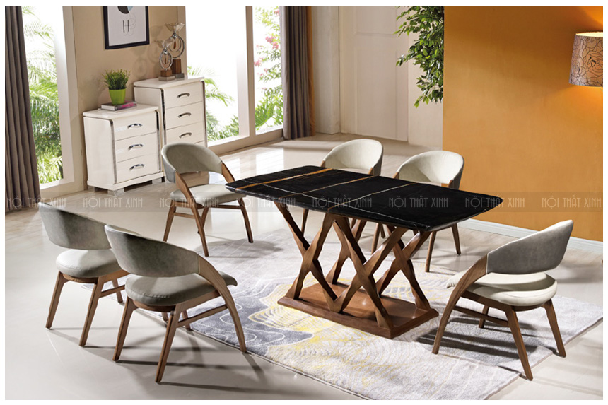 bộ bàn ghế ăn mã T804