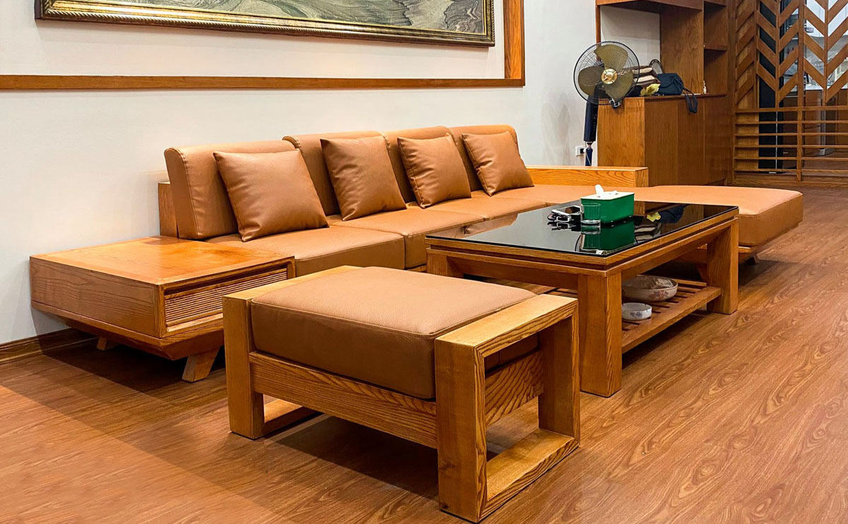 bàn ghế phòng khách nên dùng gỗ gì