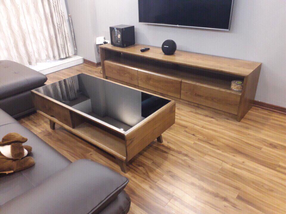 bàn gỗ sofa phòng khách