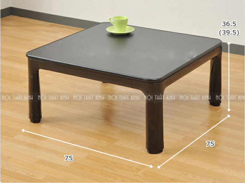 bàn trà gỗ vuông