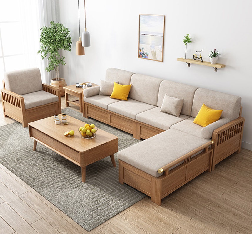 Các kiểu bàn ghế gỗ phòng khách