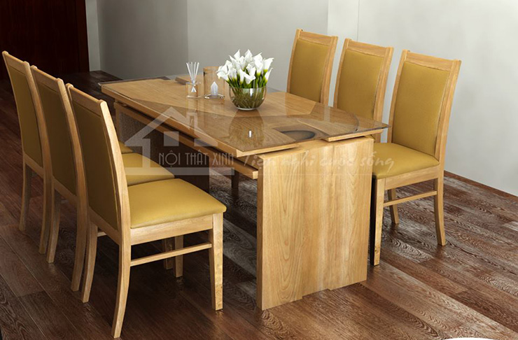 các mẫu bàn ghế ăn bằng gỗ đẹp và sang nhất