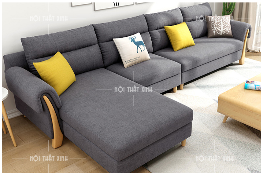 mẫu ghế sofa màu xám