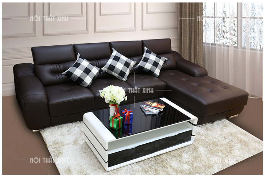 các mẫu sofa màu đen tinh tế, hiện đại