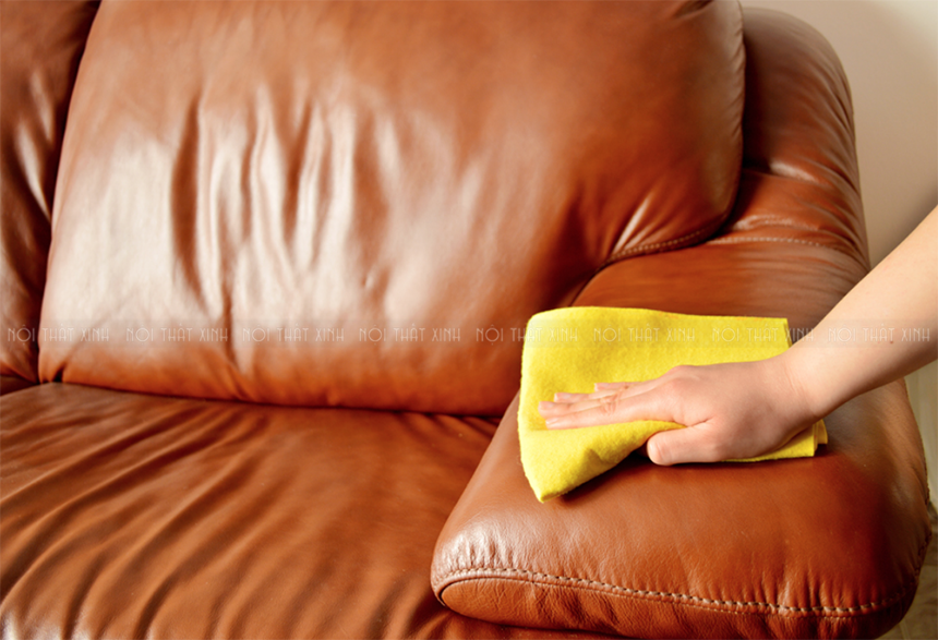 Cách làm sạch ghế sofa giả da đơn giản mà hiệu quả