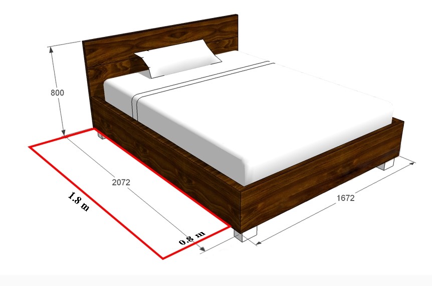 cách trải thảm phòng ngủ