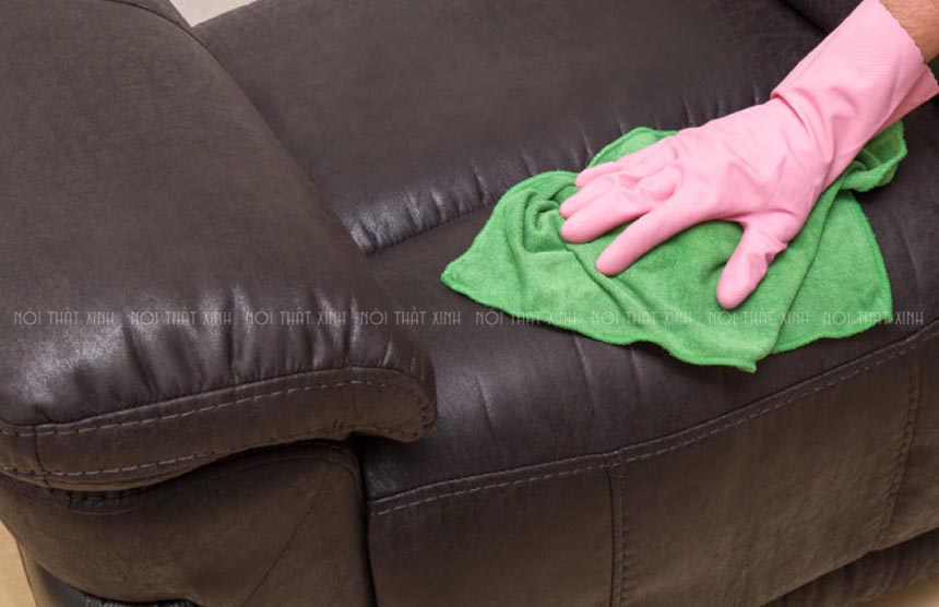 Hướng dẫn cách vệ sinh sofa da thật tại nhà