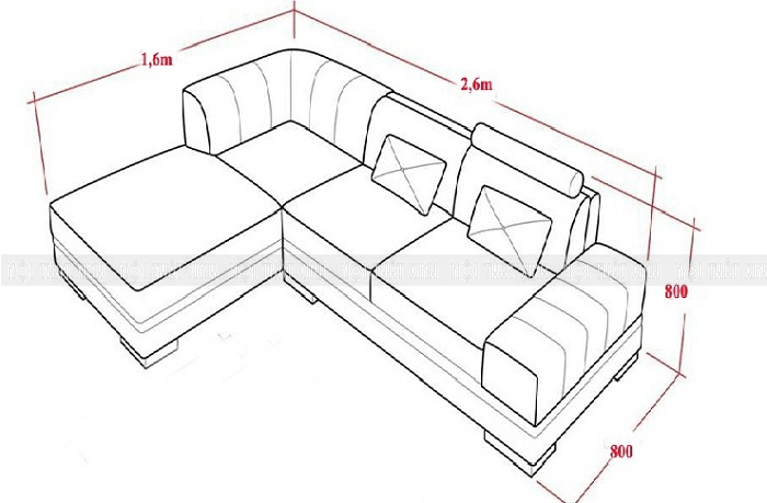 Chiều cao ghế sofa