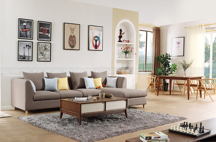 Chọn sofa cho phòng khách phù hợp sử dụng 4 mùa 