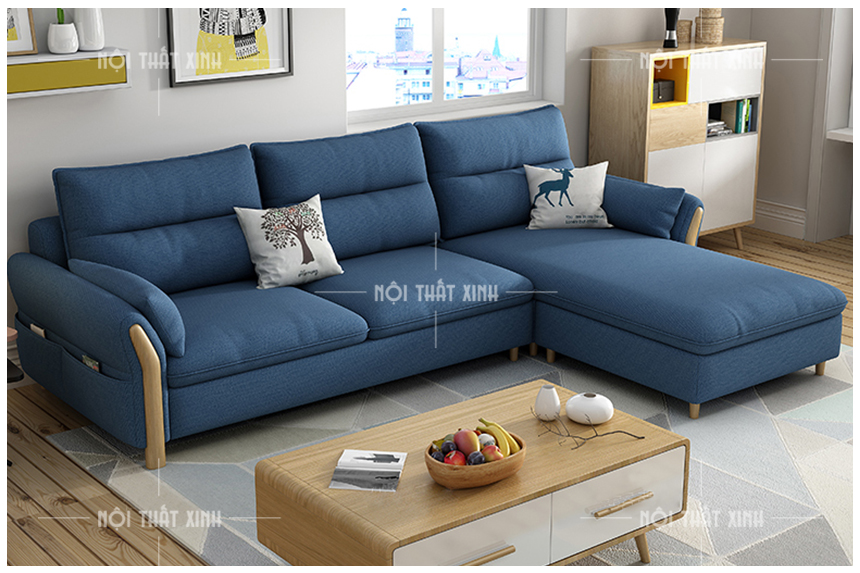 sofa góc vải giá rẻ