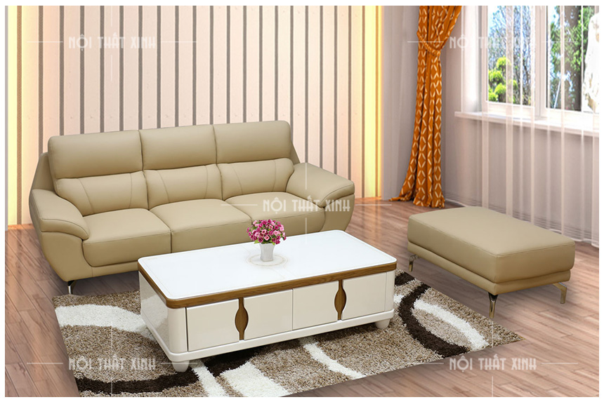Sofa da thật mã NTX721