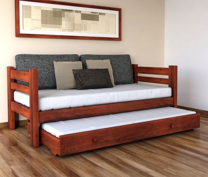 Ghế Sofa Gỗ Kéo Ra Thành Giường - Với ghế sofa gỗ kéo ra thành giường, bạn sẽ có được một sản phẩm vừa tiện lợi vừa tinh tế. Khi bạn cần chỗ để ngồi thư giãn, ghế sẽ phục vụ tốt cho nhu cầu của bạn. Khi cần tạo ra không gian ngủ tiện lợi, giường sẽ được trình làng.