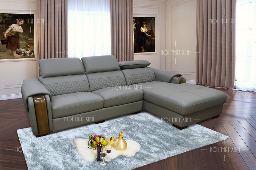 sofa hiện đại bằng da
