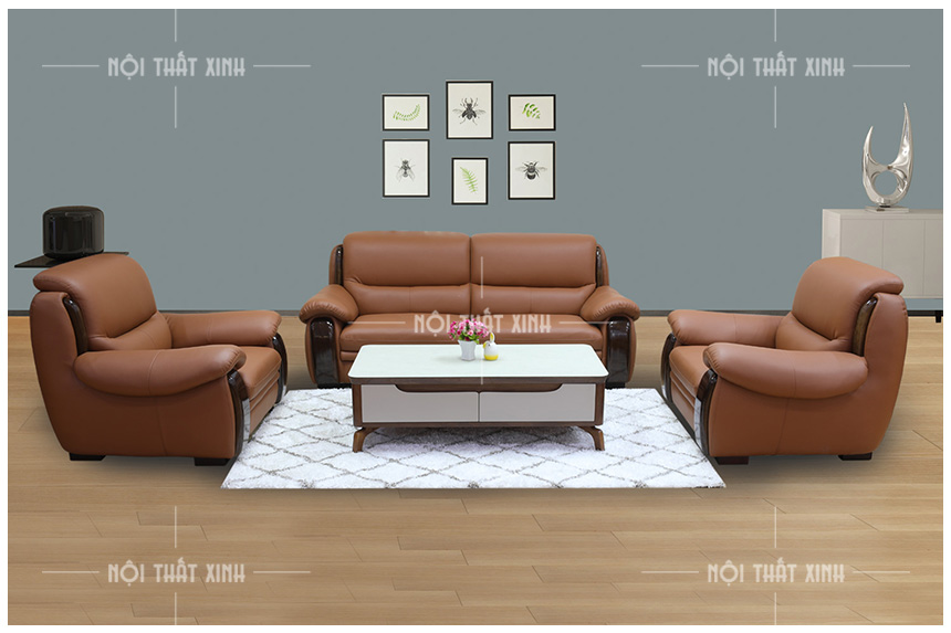 sofa hiện đại bằng da