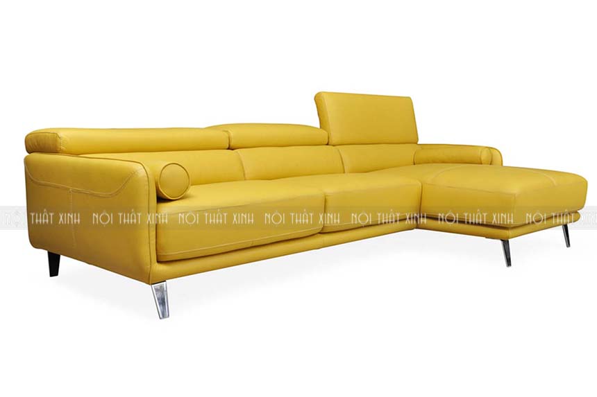 Ghế sofa màu vàng cho phòng khách