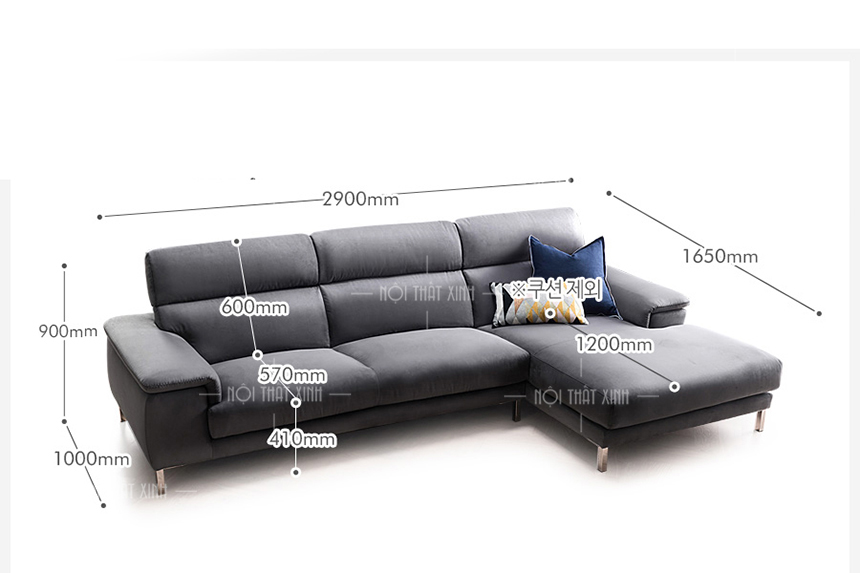 Ghế sofa bọc nỉ NTX1924