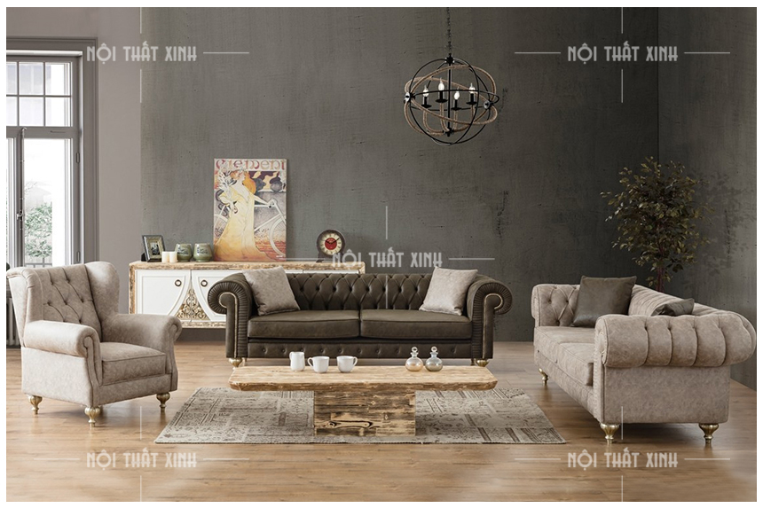 Sofa kiểu cổ điển CD1876