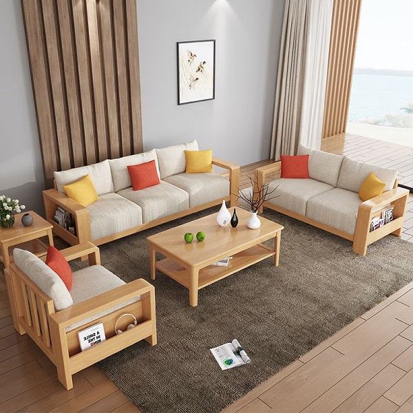 kích thước bàn ghế gỗ phòng khách