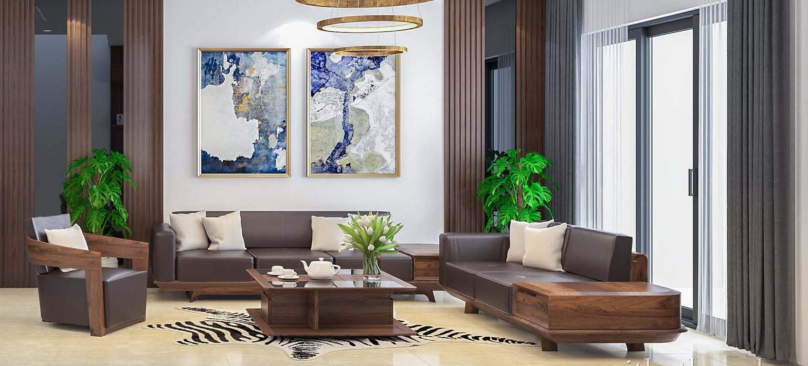 Nội thất phòng khách chung cư là điểm nhấn quan trọng khi trang trí nội thất cho căn hộ của bạn. Hãy mua bàn ghế gỗ phòng khách chung cư để tạo nên không gian hiện đại, sang trọng và thoải mái cho ngôi nhà của bạn. Với sản phẩm bàn ghế gỗ đa dạng về kiểu dáng, màu sắc và chất liệu đẹp, bạn chắc chắn sẽ tìm được thiết kế phù hợp nhất cho căn hộ của mình.