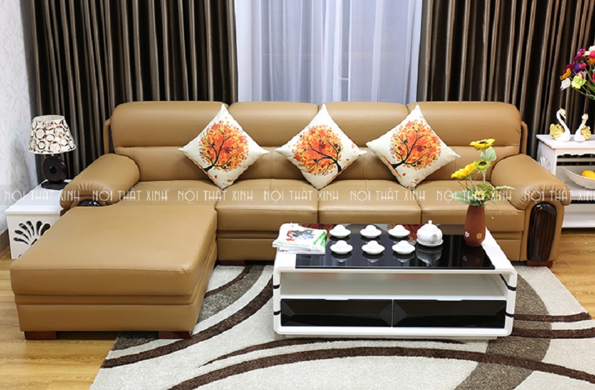 mẫu sofa góc phòng khách lớn
