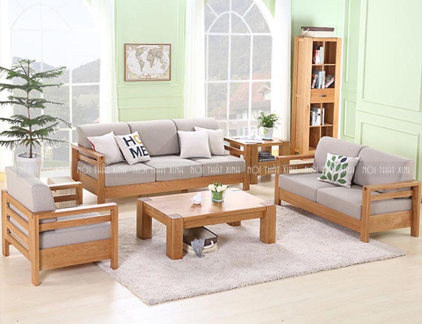 mẫu ghế sofa gỗ đẹp