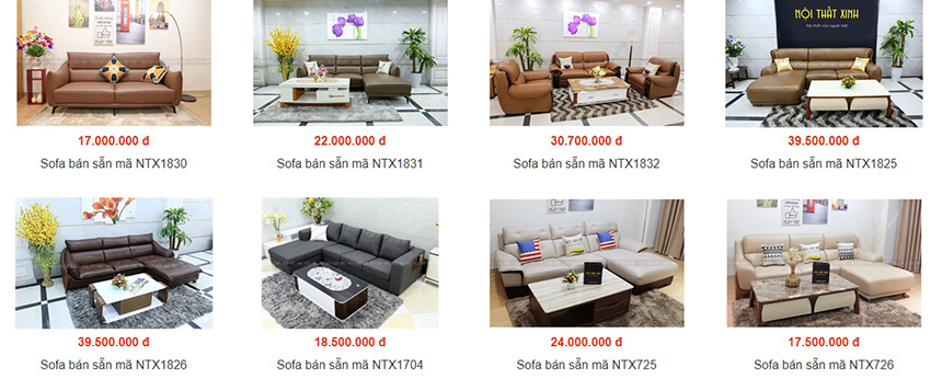 mua ghế sofa phòng khách tại Quảng Ninh