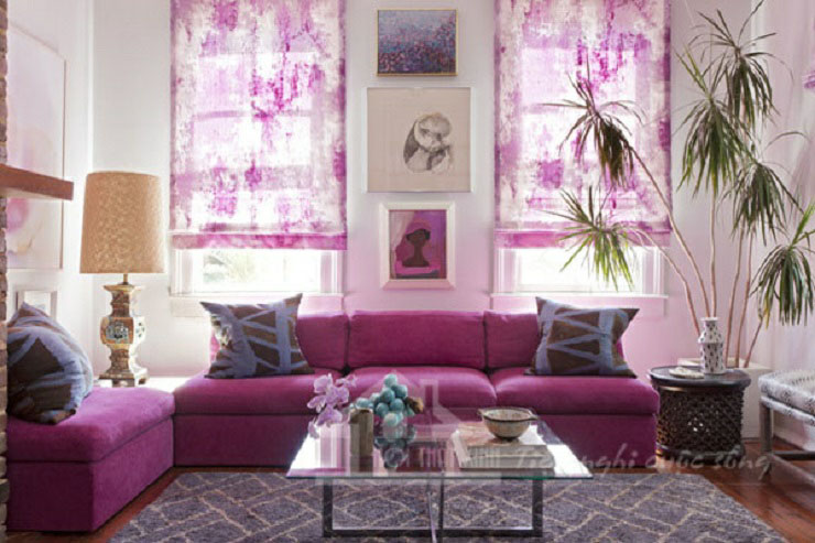 Nâng cao sự sinh động cho phòng khách bằng sofa màu đẹp nổi bật