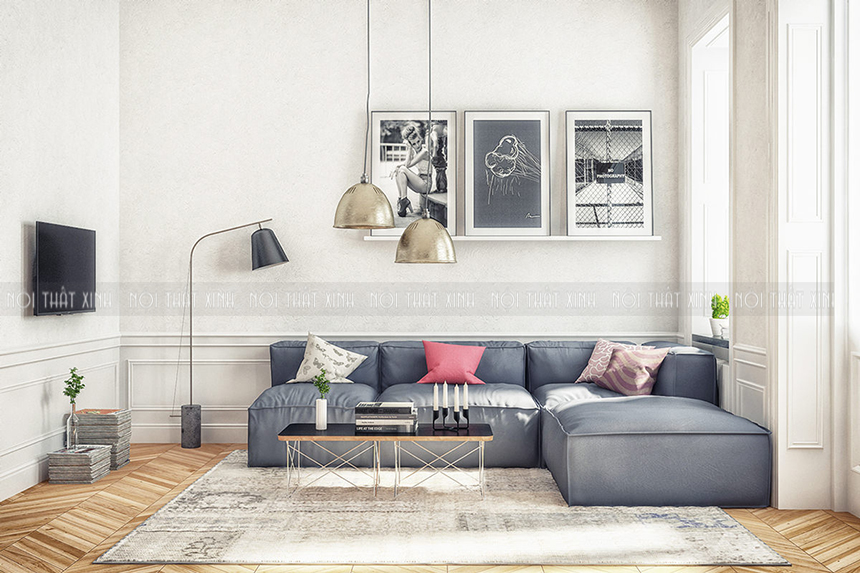 Những phòng khách thiết kế tối giản nhưng hoàn hảo khi có mẫu sofa đẹp