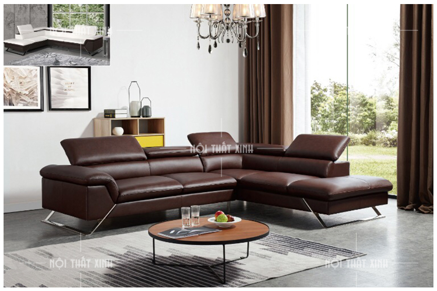 Sofa da bò nhập khẩu NTX1880