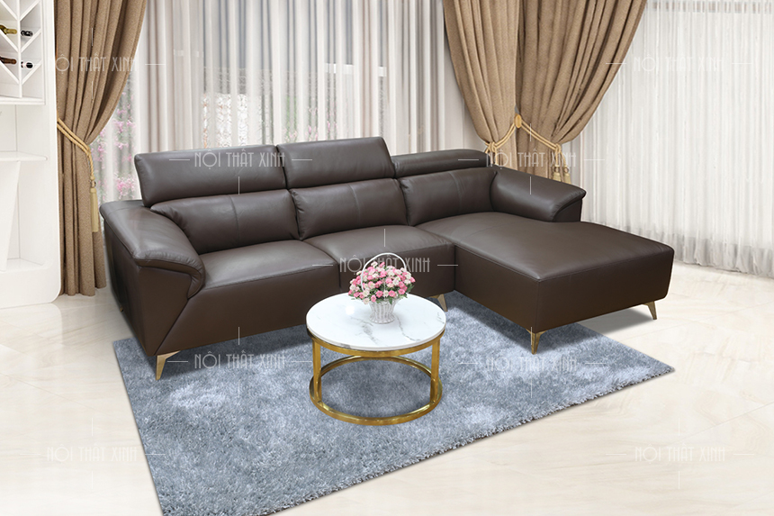 Sofa da nhập khẩu Malaysia H95629-G