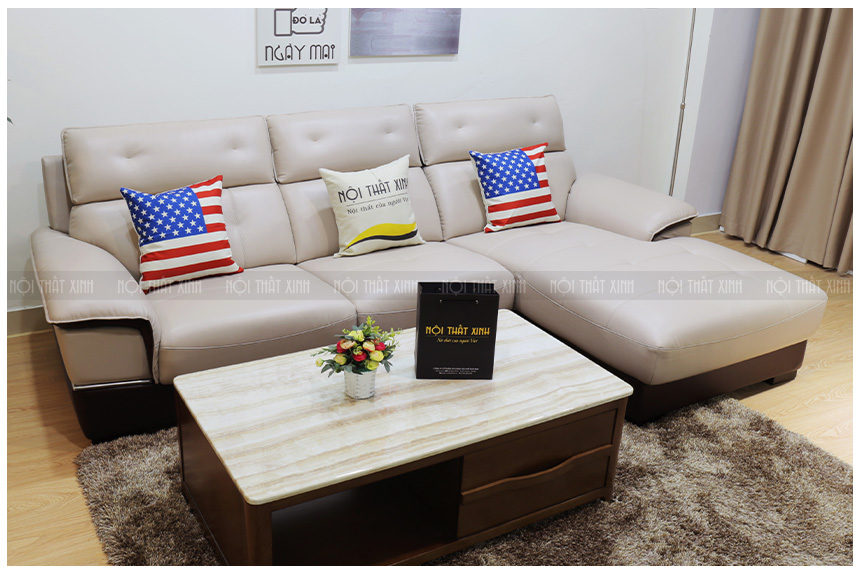 sofa da thật mã NTX725