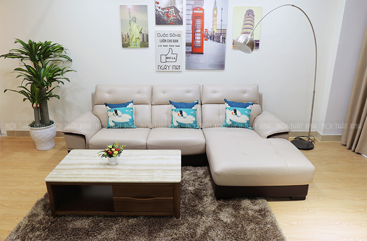 sofa da thật mã NTX725