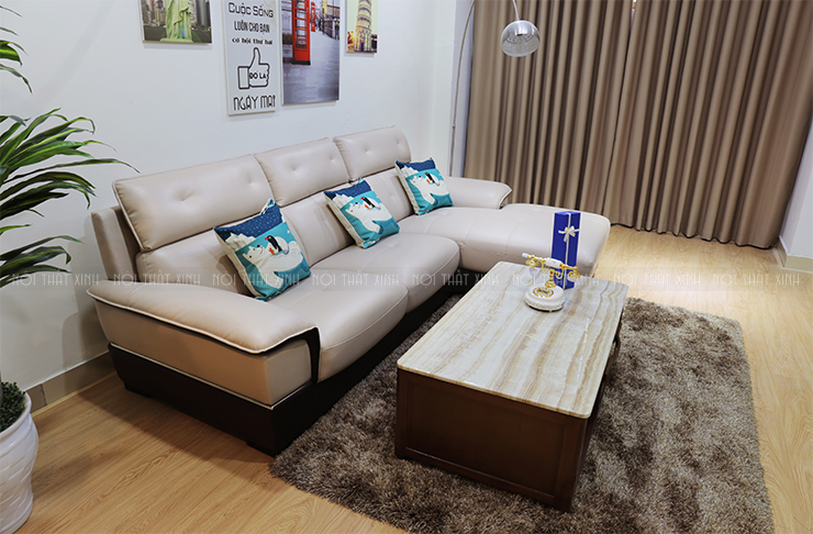 sofa da thật mã NTX725