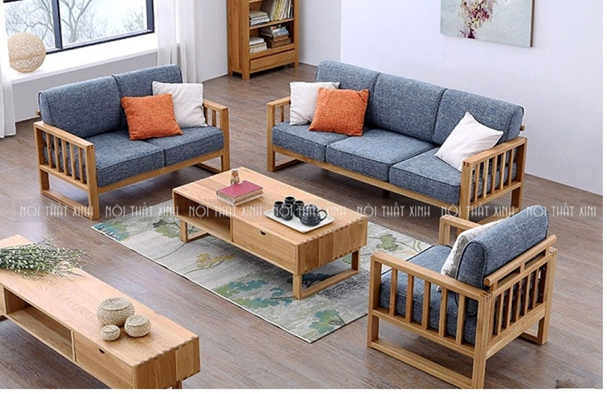 Ghế sofa gỗ hiện đại – nhìn là muốn sắm