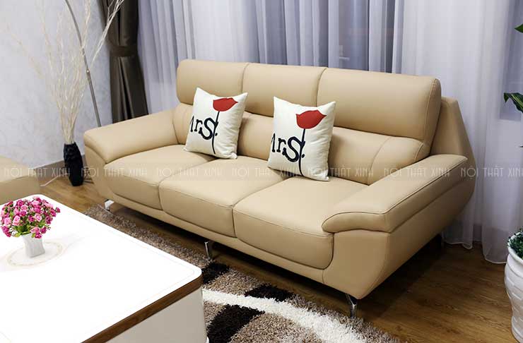 sofa văng da thật