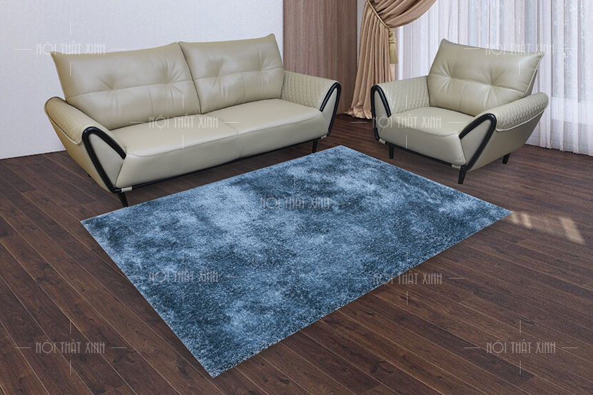 thảm trải sofa đơn sắc
