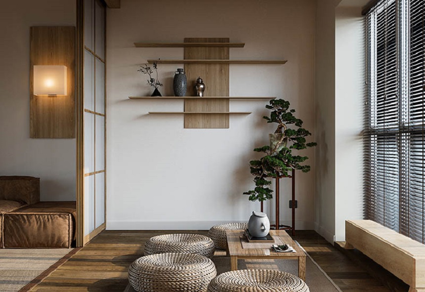 Thiết kế chung cư tối giản kiểu Nhật với nét đẹp mộc mạc, gần gũi