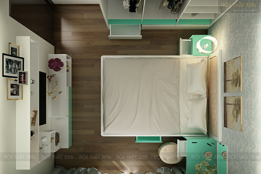 thiết kế nội thất chung cư Linh Đàm
