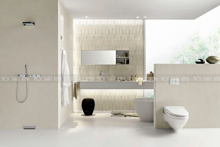 thiết kế nội thất phòng tắm hiện đại