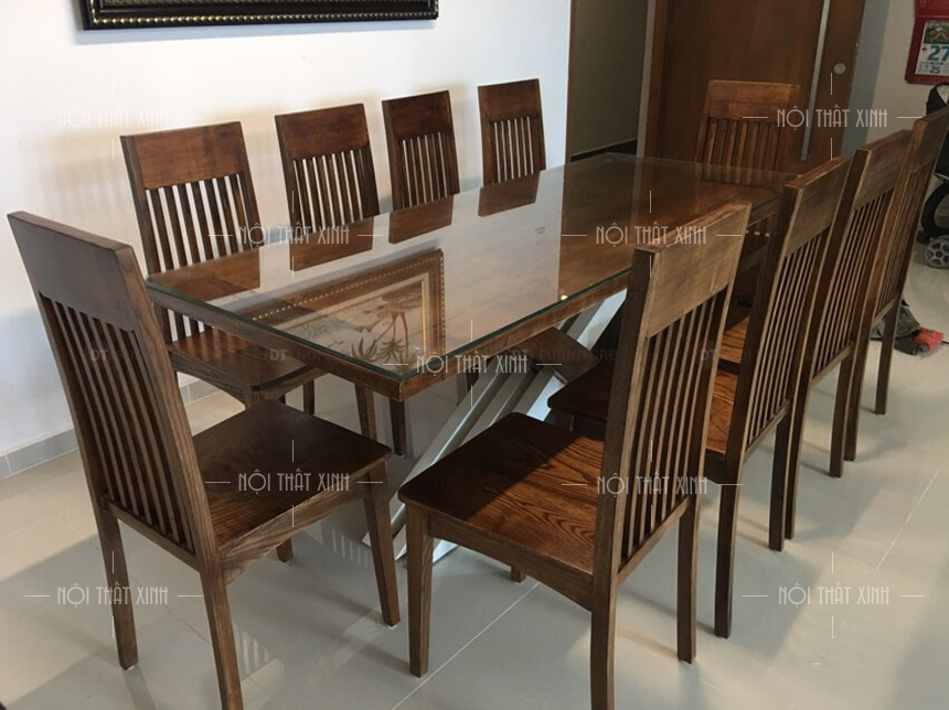 Tổng hợp các kích thước bộ bàn ăn 10 ghế giá rẻ đẹp nhất!