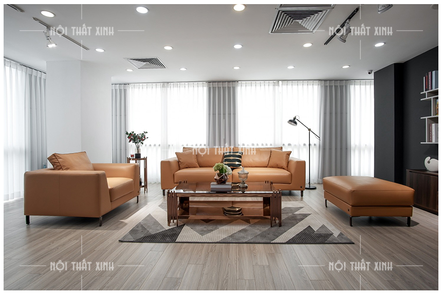Top 20+ mẫu ghế sofa màu nâu đẹp sang trọng cho phòng khách