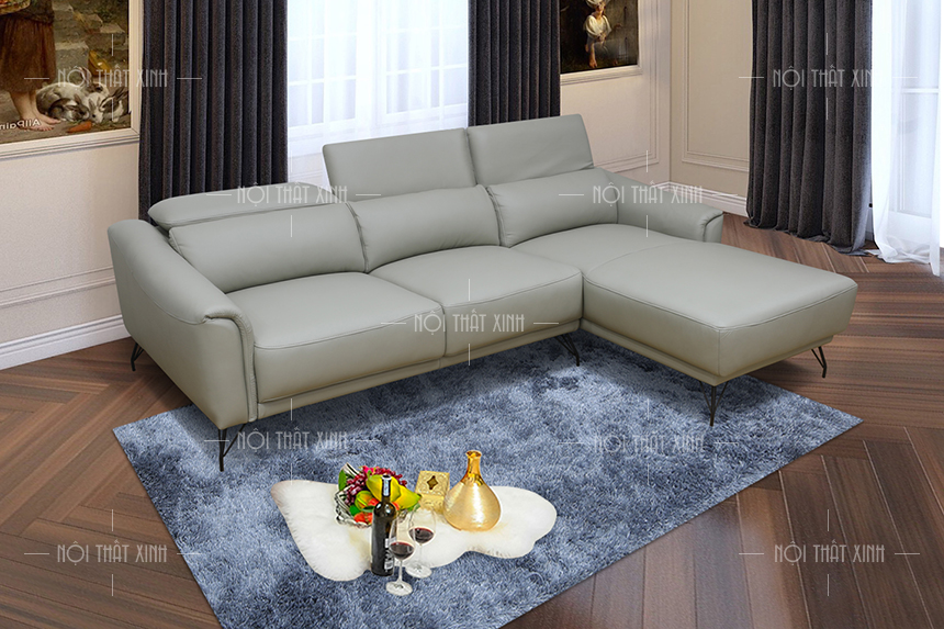 mẫu sofa góc da đẹp