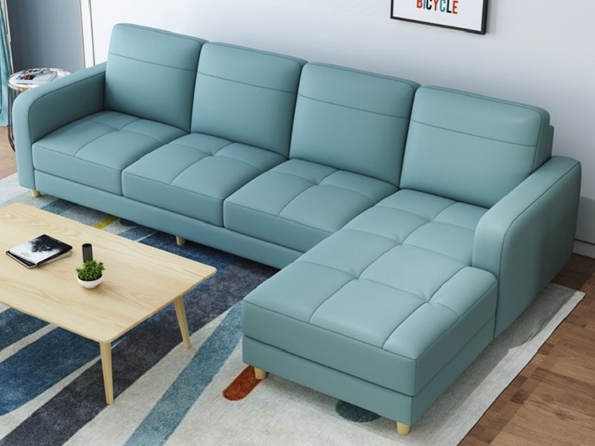 sofa màu xanh ngọc